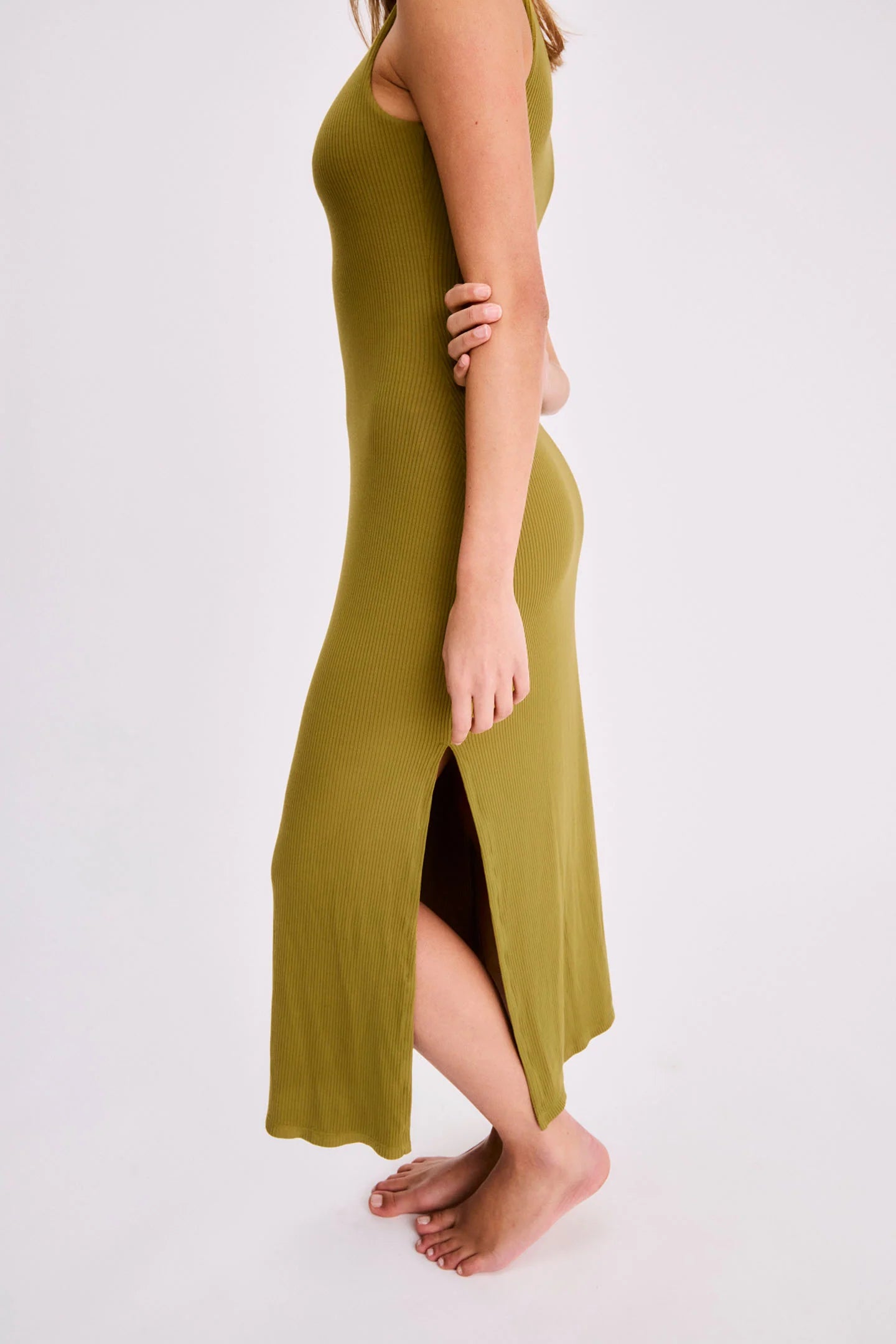 Long Dress Nysa Olive