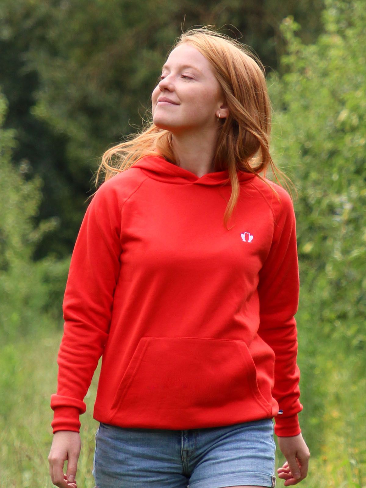 Unisex sweatshirt Le Confortable Red