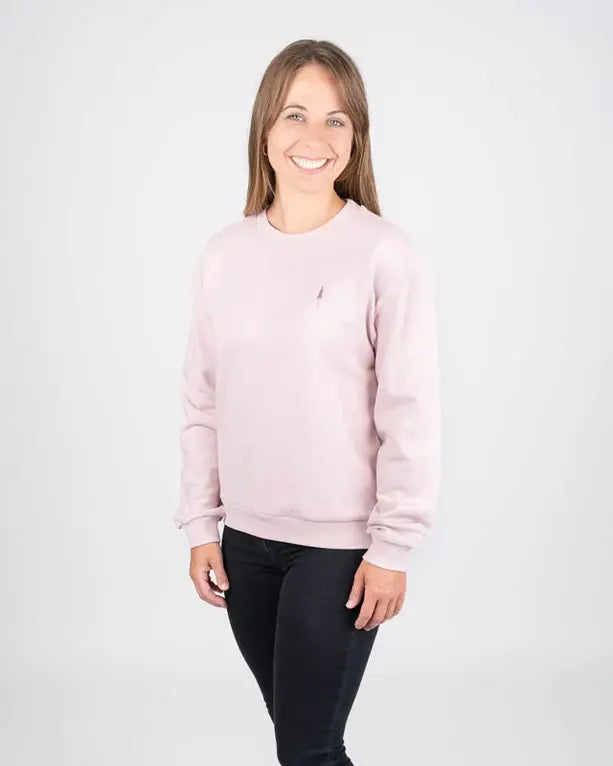 Bio-Baumwolle Sweatshirt Relaxed Women Rosa