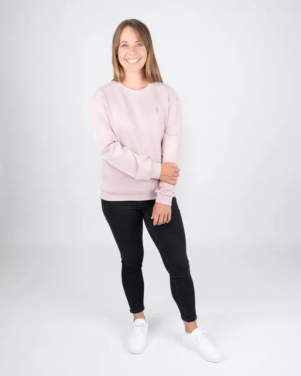 Sweatshirt femme TreeSweater Relaxed Women Pink