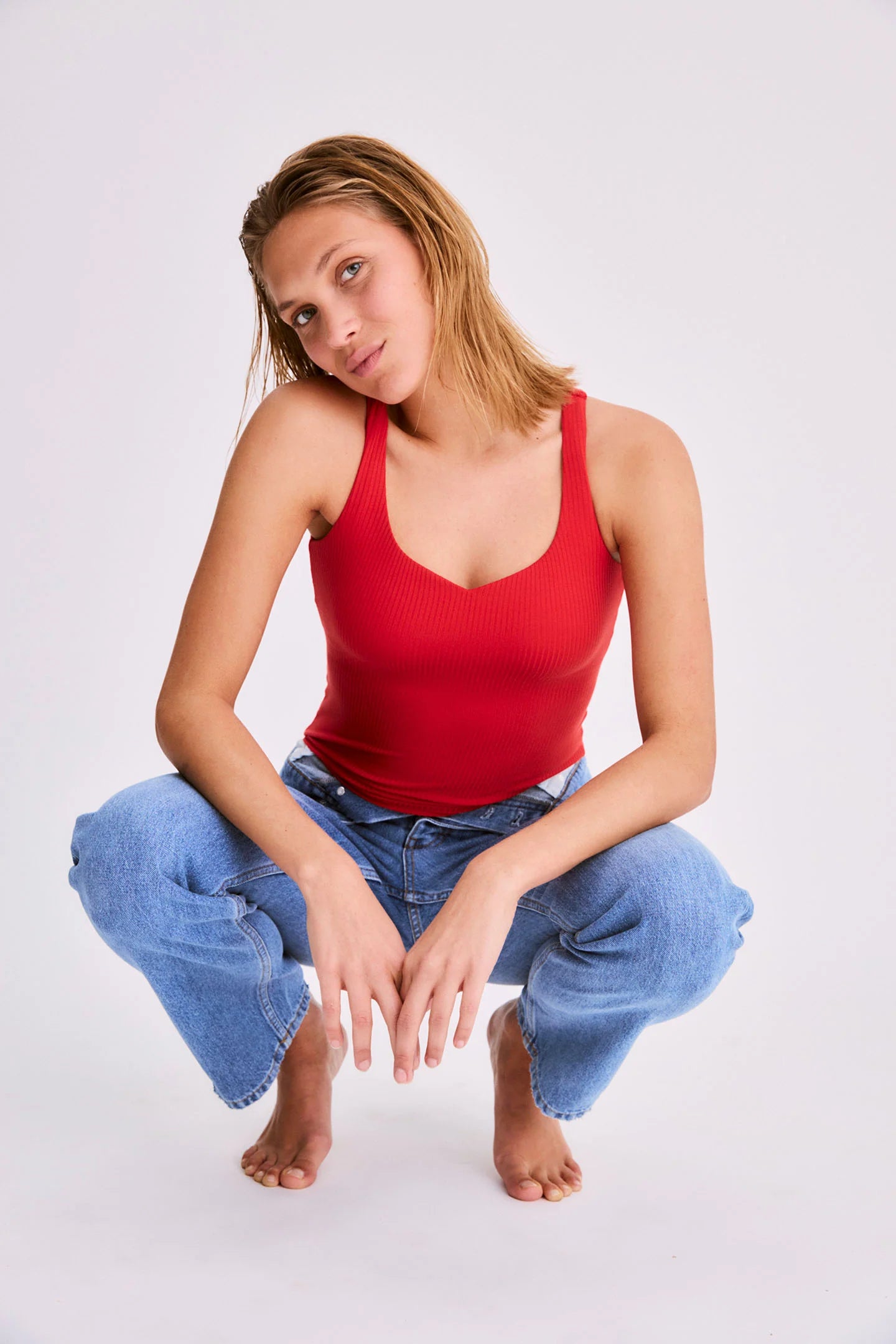 Reversible top Iséa Red