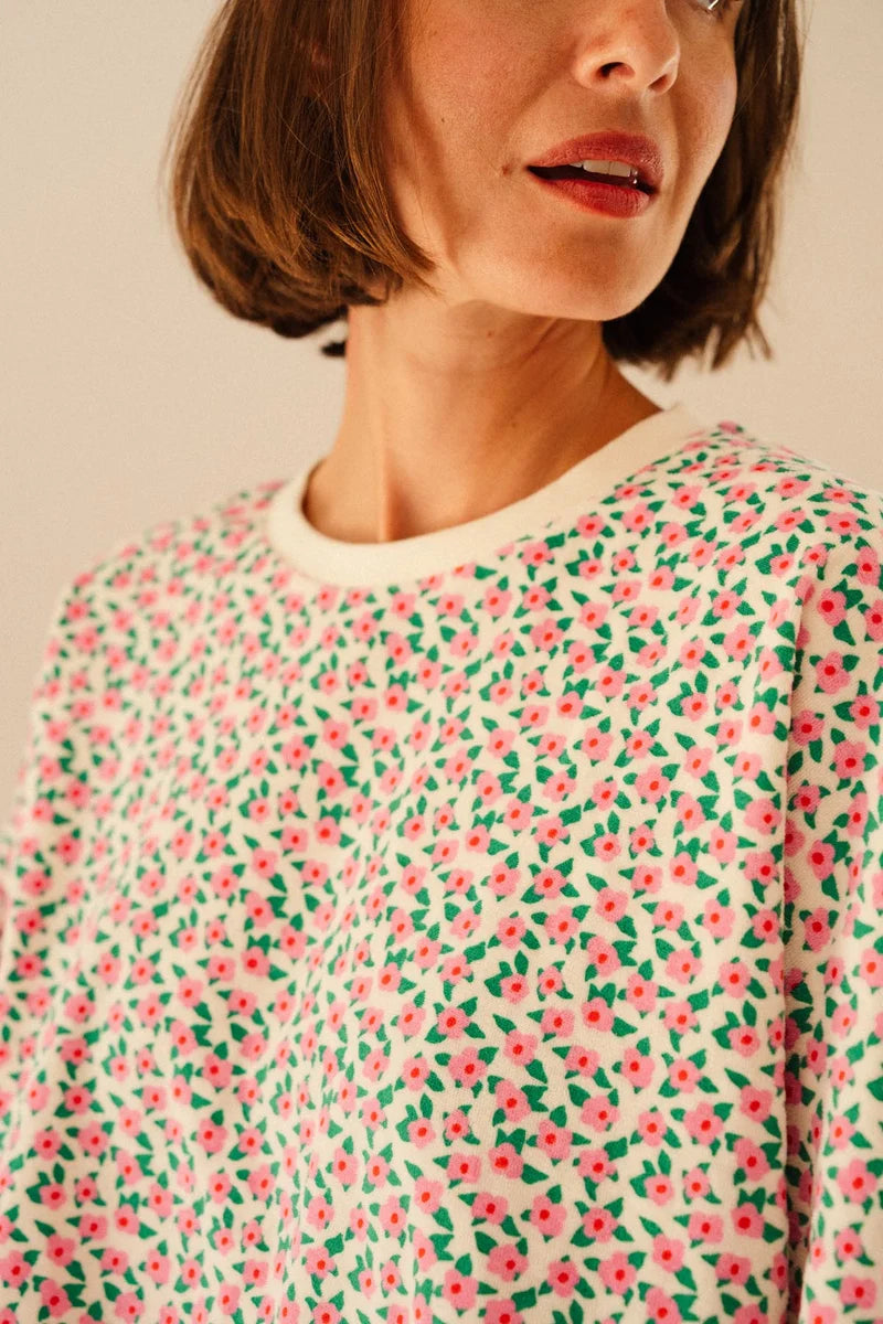 Warm Pyjamas Mini Flowers Pink