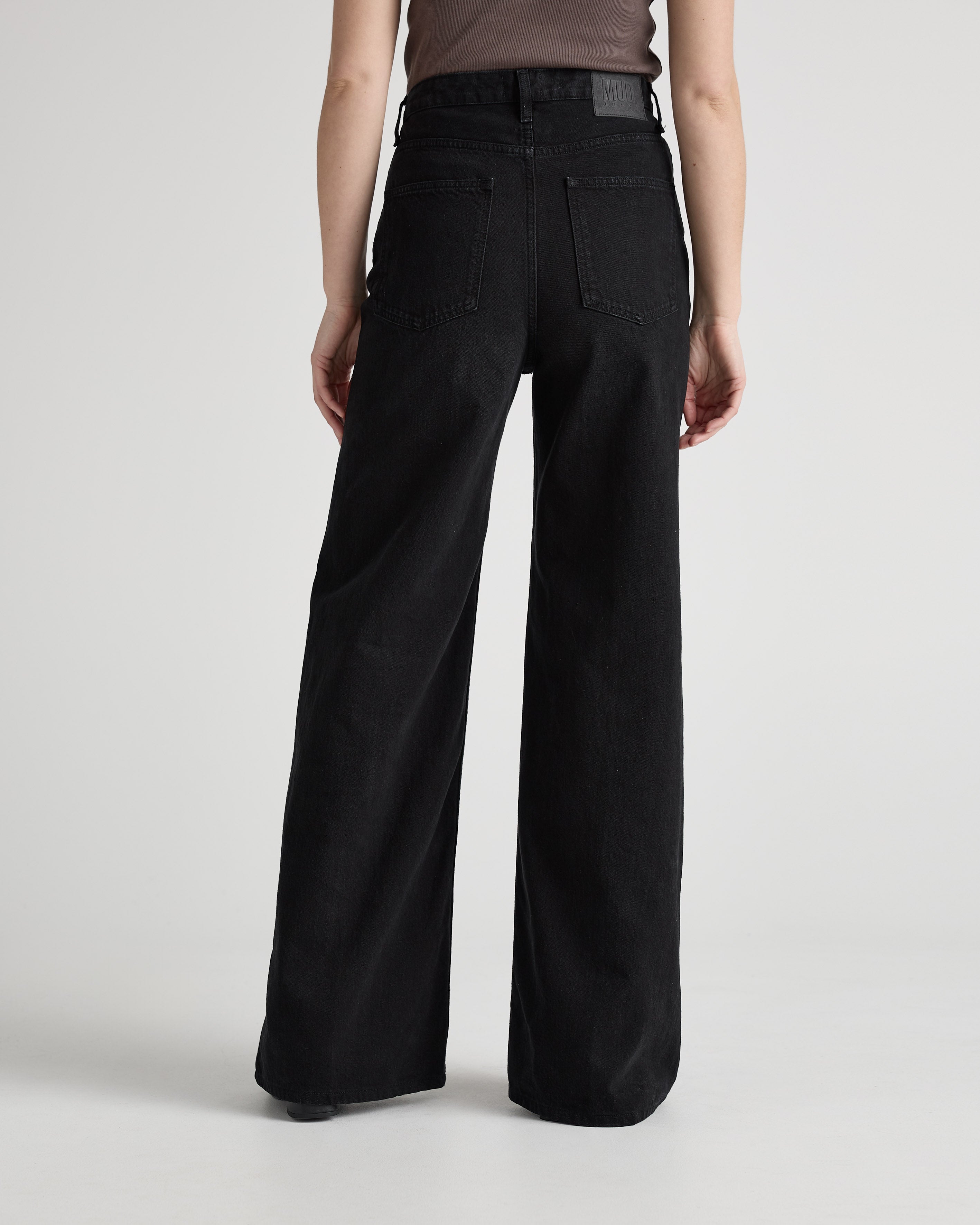 Damenjeans Sara High Loose Schwarz